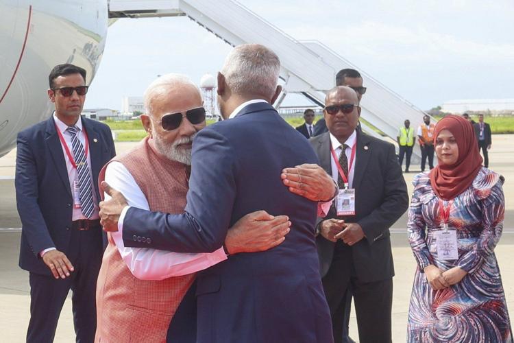 India's Modi announces credit worth $565 million to the Maldives and launches free trade talks