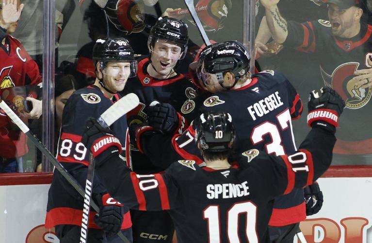 Batherson paces Senators to 7-4 win over Sharks