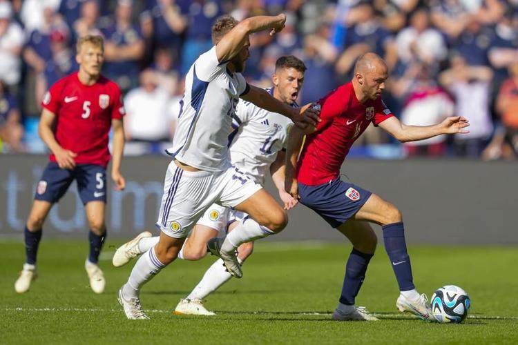Haaland scores but Norway loses to Scotland in Euro qualifying