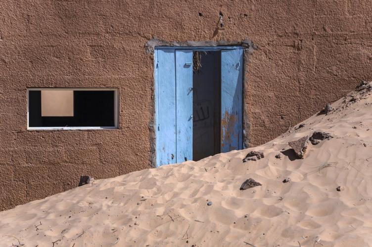 An encroaching desert threatens to swallow homes and history