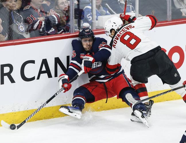 Iafallo scores twice, Jets down Devils 4-0 for 50th win this season