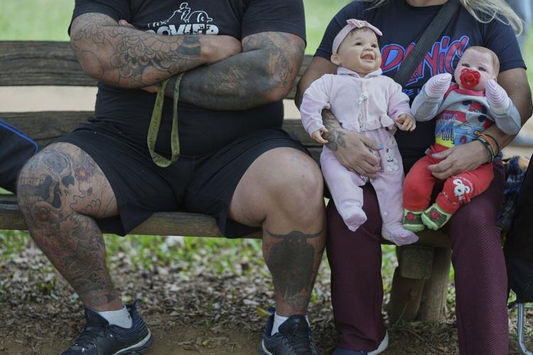 AP PHOTOS: 'Reborn mothers' gather in Sao Paulo for annual meet-up