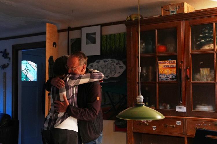 Photos show Mary E. Brunkow waking up to the news she is a Nobel winner in medicine