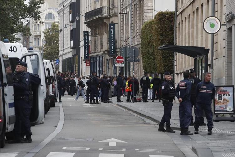 A teacher dies and 2 people are wounded in stabbing in France. Anti-terror police are investigating