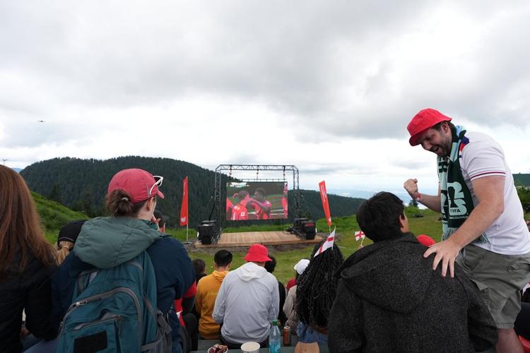 Soccer meets nature at Vancouver mountaintop watch party