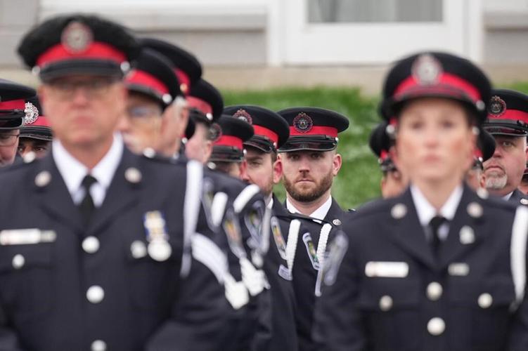 Police, officials gather in Barrie, Ont., for funeral for two slain officers