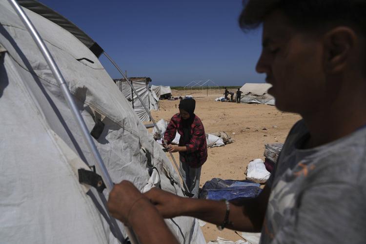 Despair deepens for a Palestinian family forced to flee across Gaza yet again