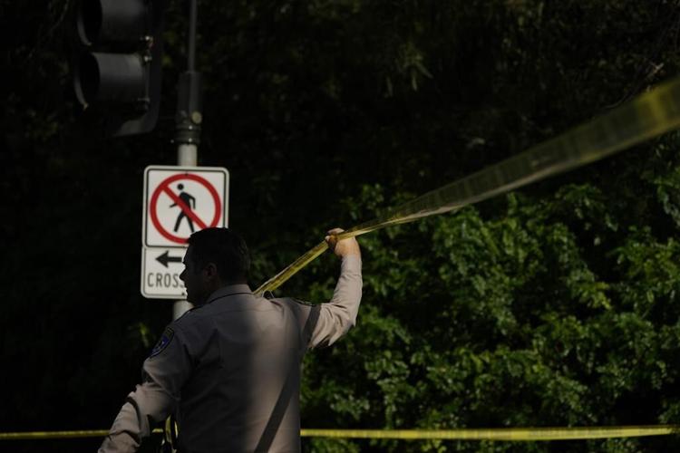 A gunman opened fire as a band played at a California biker bar, leaving 3 dead and 6 wounded