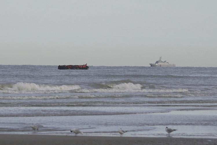 French police are slashing migrant boats but they're still determined to reach the UK