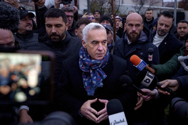 Romania's far-right presidential candidate denounces canceled vote at closed polling station