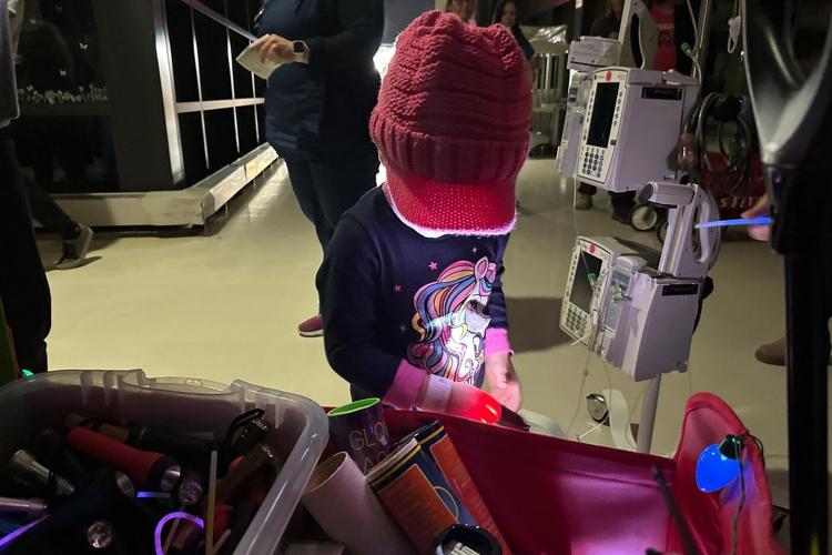 A nightly tradition brings light and hope to children at Michigan hospital