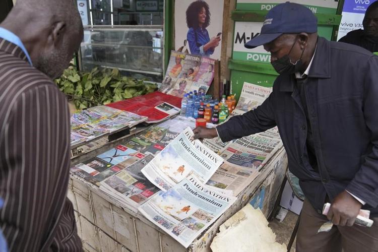 Amid heavy police presence, Kenya starts clearing debris after protests in which at least 6 died
