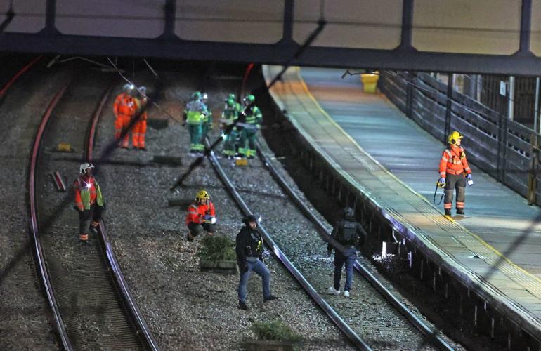 UK police detain 2 suspects after train stabbings leave 9 people with life-threatening injuries