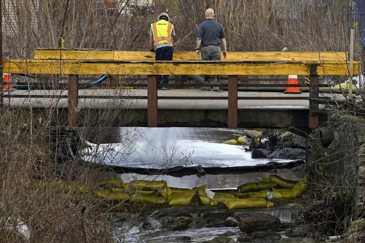 Ohio town takes resident questions on derailment, chemicals