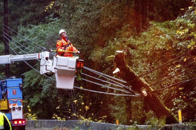 Major storm drops record rain, downs trees in Northern California after devastation further north