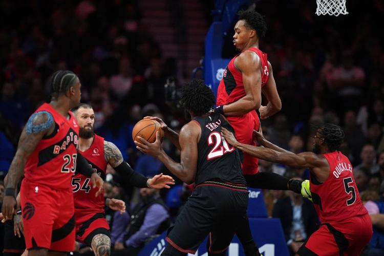 Maxey, Embiid lead Philadelphia 76ers to 130-120 win over Toronto Raptors