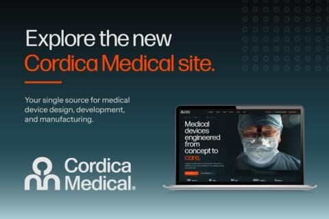 Cordica Medical Launches New Website Built as a Technical Resource for Medical Device Engineers