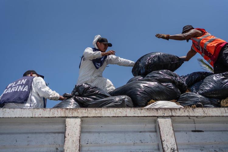 Environmental groups accuse Mexico of lying about origins of oil spill in the Gulf