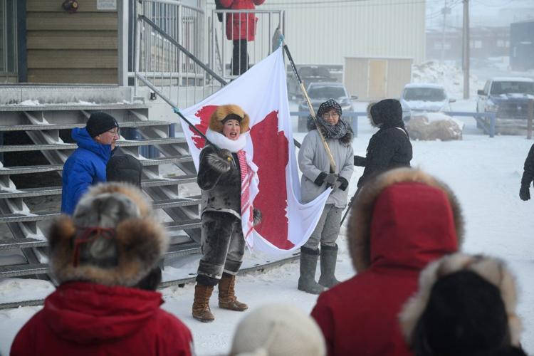 Dozens rally in Iqaluit for Greenland as Trump renews threats to control island
