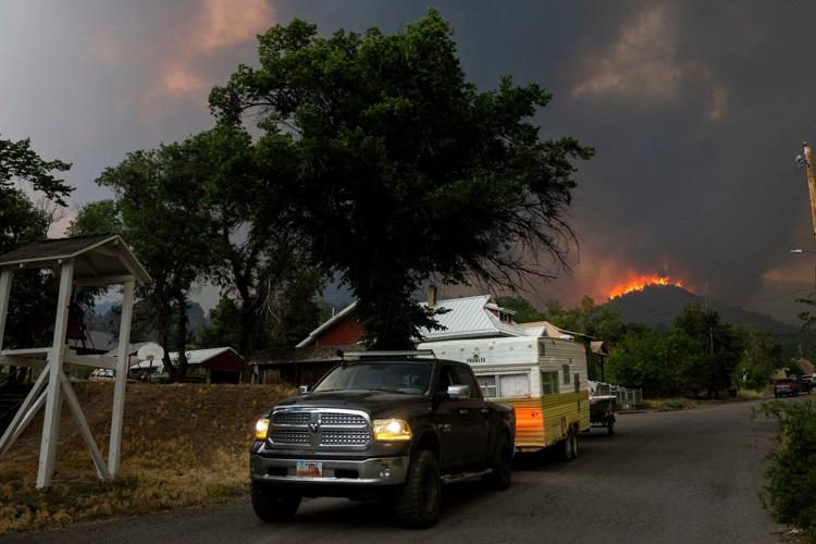 Heat, wind and drought conditions spark wildfires in US West