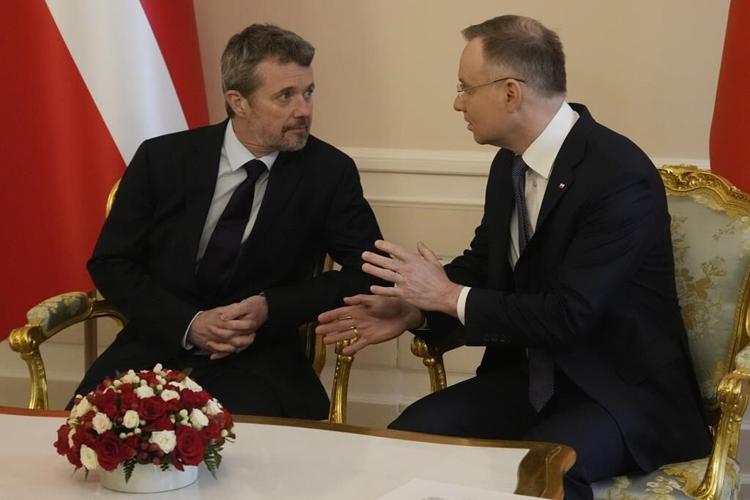 Denmark's King Frederik X visits Poland in his first trip abroad as monarch