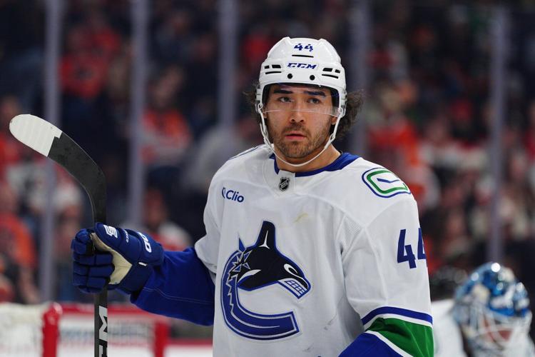 Vancouver Canucks trade winger Kiefer Sherwood to San Jose Sharks