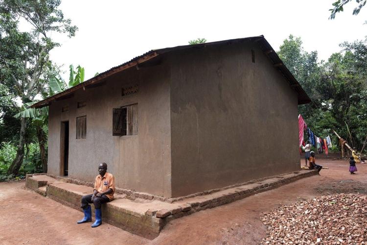 Many families in Uganda stuck with unhealthy dirt floors are finding an affordable alternative