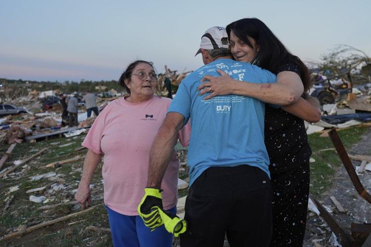 Residents dig out from tornado damage after storms kill 27 in Kentucky, Missouri and Virginia