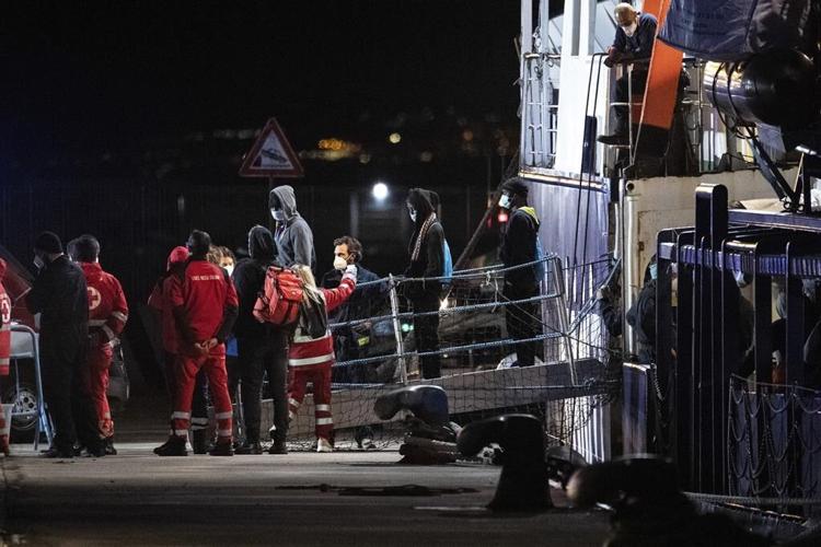 Charity ship with 35 migrants refuses to leave Italian port
