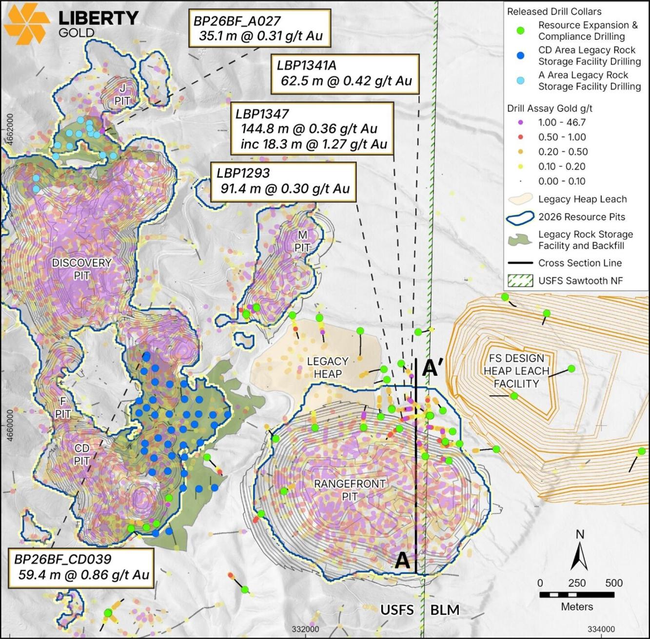 Liberty Gold Reports Initial Drill Results from its 2026 Drill Program ...