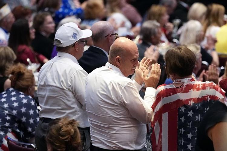 Trump blasts federal indictment as 'baseless' at first events since charges were unsealed