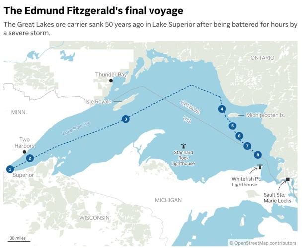 'The legend lives on': Wreck of the Edmund Fitzgerald still resonates 50 years later