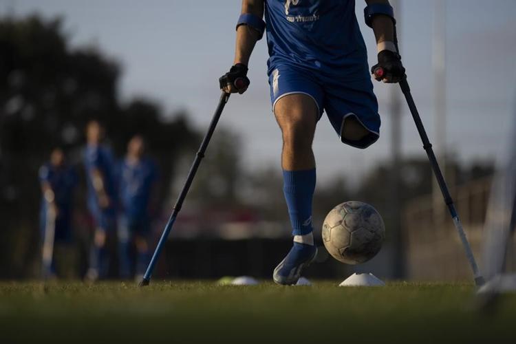 Soldiers who lost limbs in Gaza fighting are finding healing on Israel's amputee soccer team