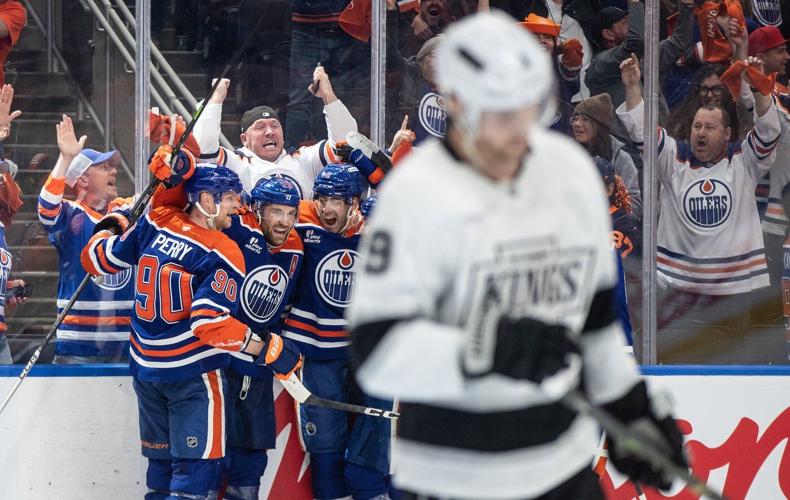 Draisaitl scores in OT as Oilers rally from behind to beat Kings 4-3, tie series 2-2