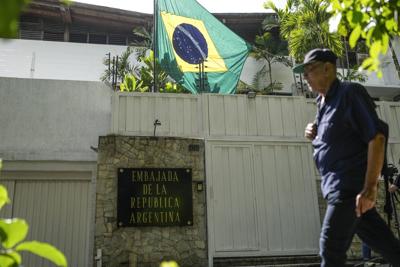 Venezuelan opposition politician met with prosecutors after leaving Argentine diplomatic compound