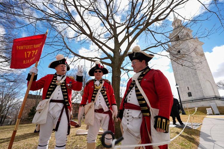 Muskets crack, drums echo as Boston marks 250 years since British evacuation