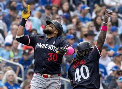 Santana's three-run homer lifts Twins over Jays in Manoah's best start of the year
