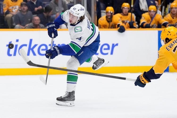 Vancouver Canucks captain Quinn Hughes to miss second game with lower-body injury