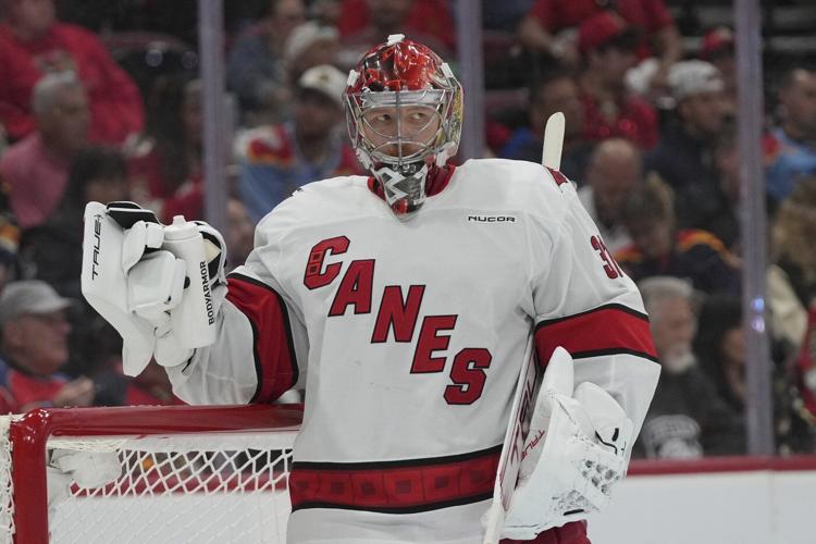 Hurricanes prevent series sweep by beating Panthers 3-0