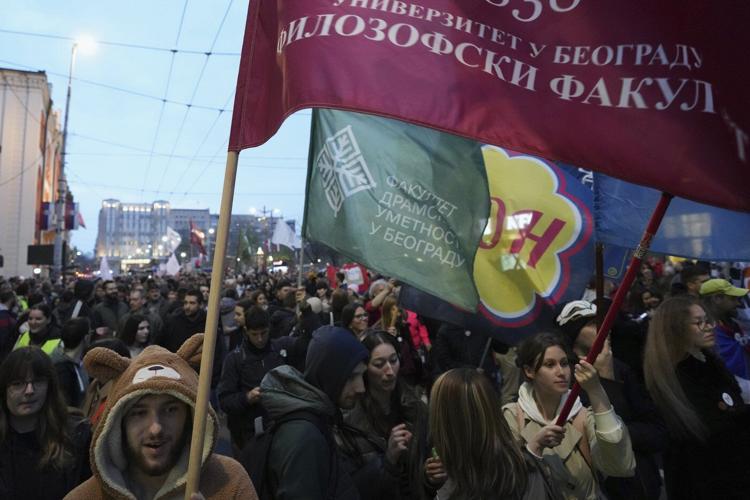 Serbians march in 4 cities against government pressure and hate speech