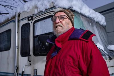 In an RV outside Walmart, a senior dreams of housing as 'dramatic reversal' plays out