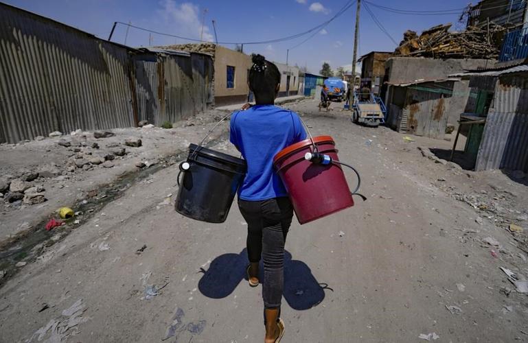 In some neighborhoods in drought-prone Kenya, clean water is scarce. Filters are one solution