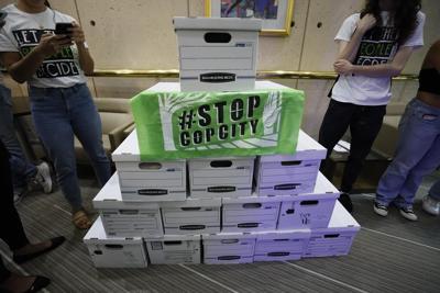 Atlanta to release copies of 'Stop Cop City' petitions, even as referendum is stuck in legal limbo
