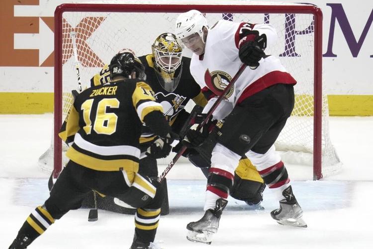 Ferguson stops 47 shots, Senators top reeling Penguins 2-1