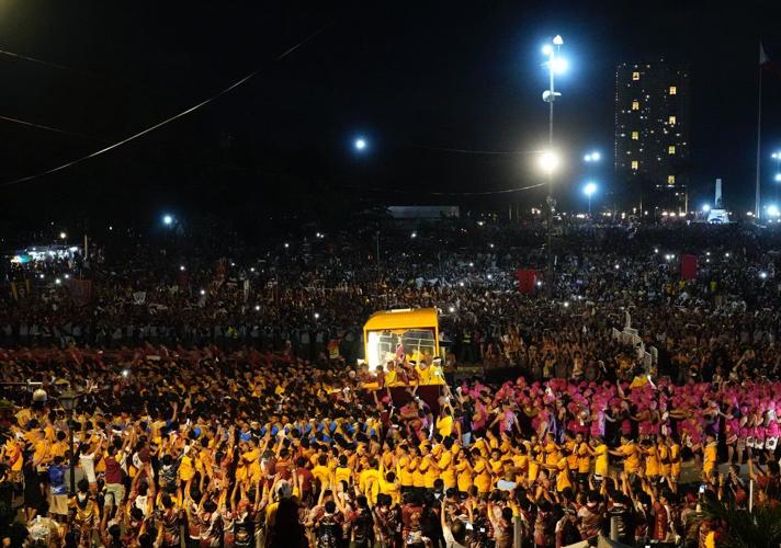 Filipino Catholics express outrage over corruption scandal during massive religious procession