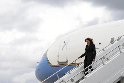 The Secret Service is investigating a report that an agent groped a Harris staff member