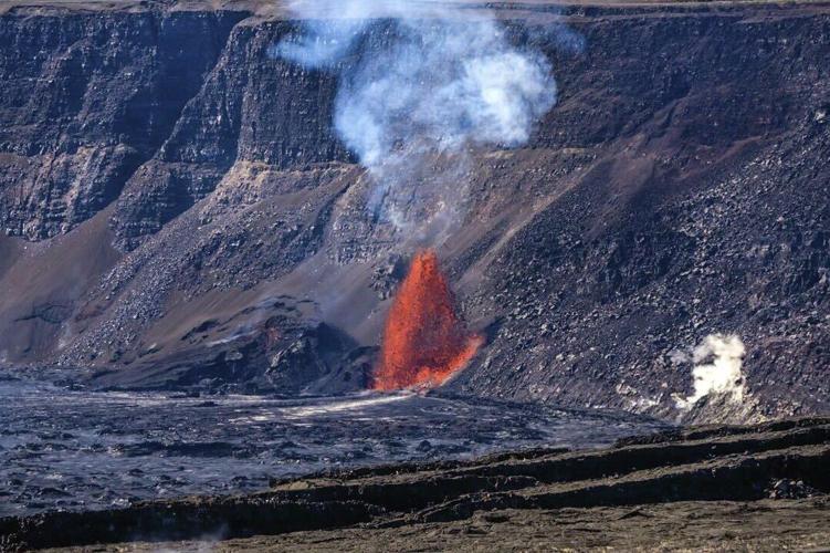 Hawaii's Kilauea volcano is spewing lava once again