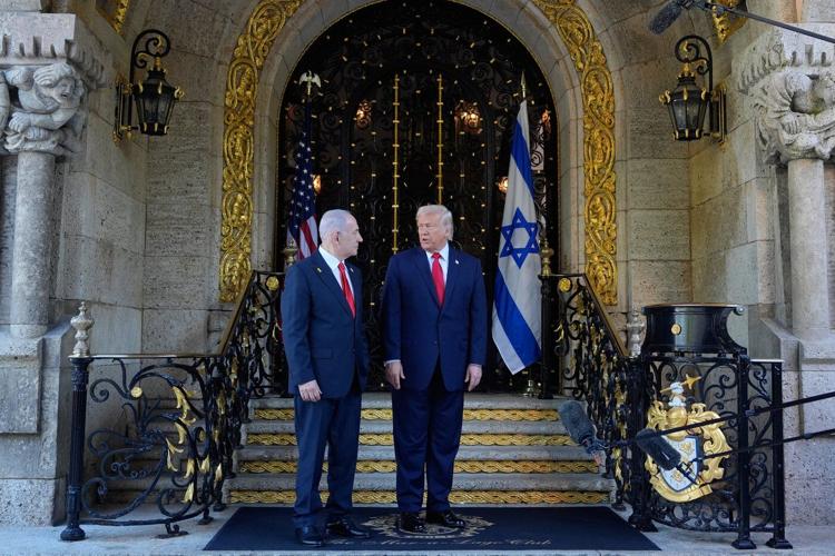 Trump warns Iran against reconstituting nuclear program as he welcomes Israel's Netanyahu for talks