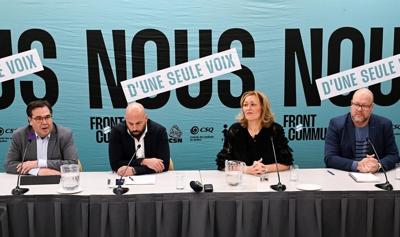 Quebec labour unions threaten unlimited strike in new year if no deal is reached