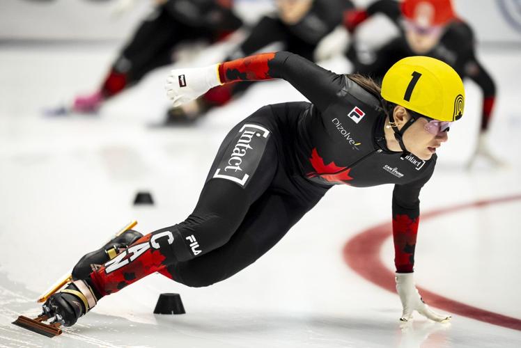 Sarault, Roussel strike gold in 1,000 metres at short track speedskating nationals